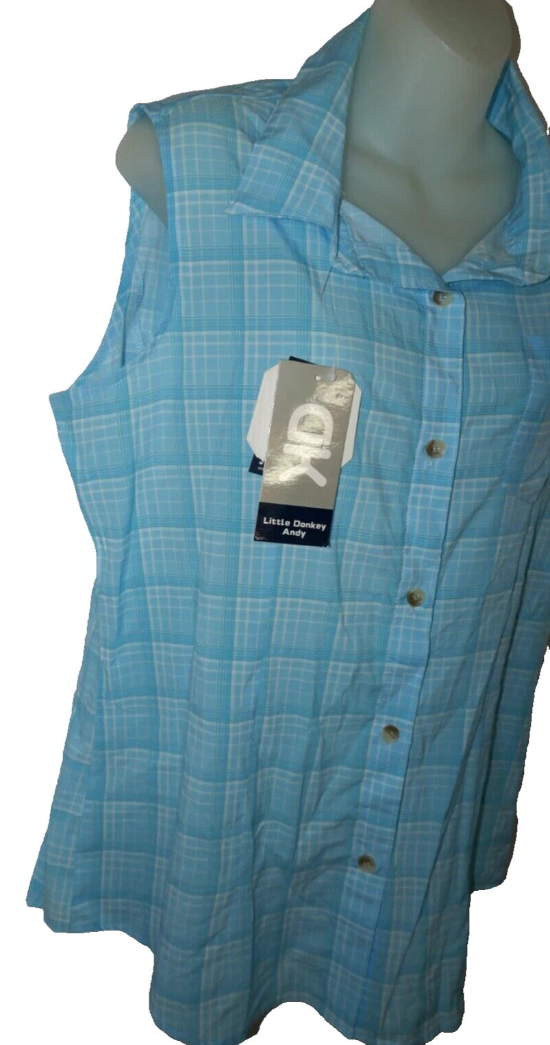 Little Donkey Andy Women’s Quick-Dry Sleeveless Shirt NWT