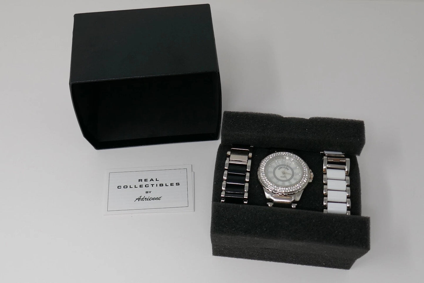 Real Collectibles By Adrienne Quartz Watch with Interchangeable Bands