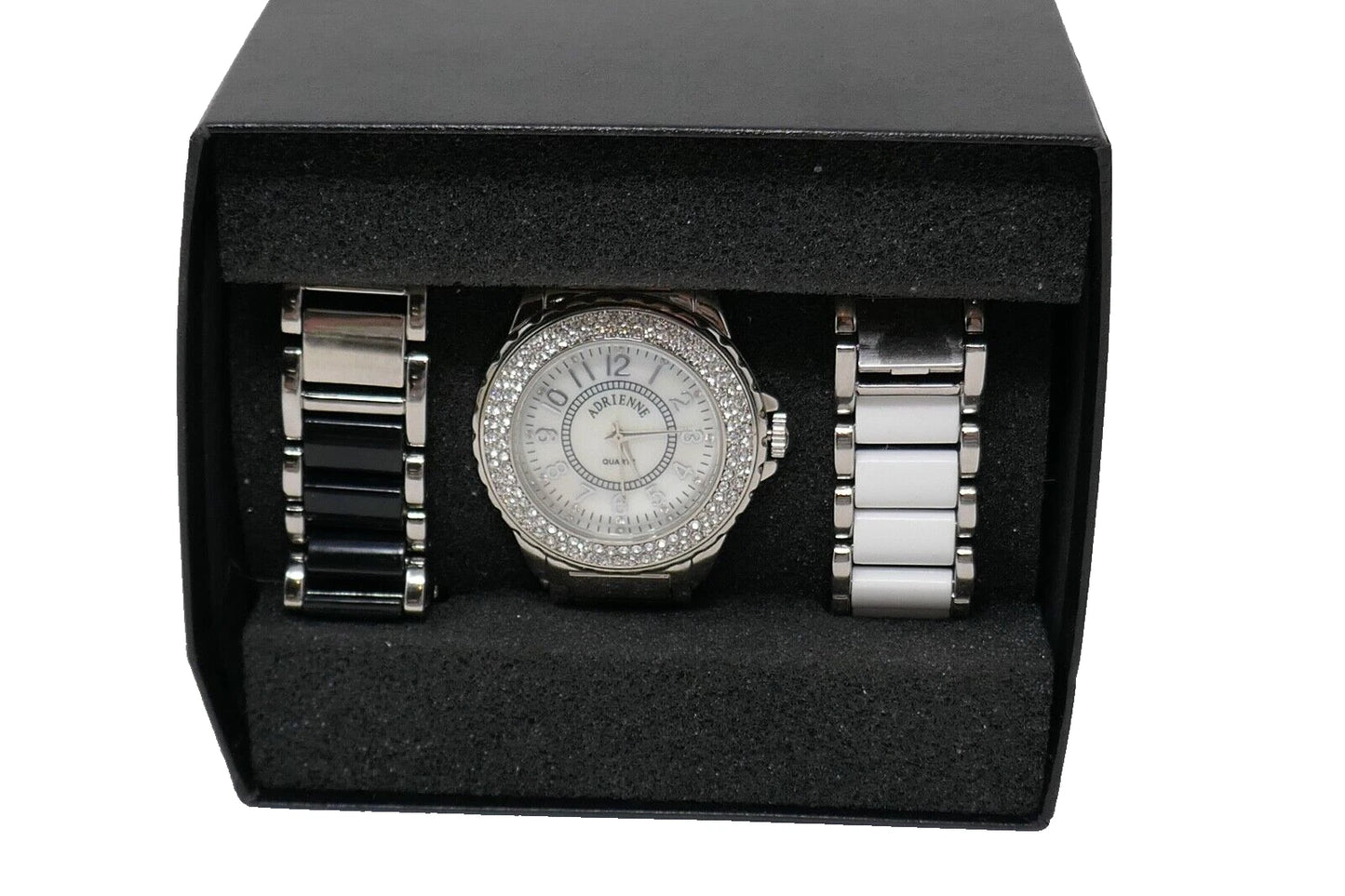 Real Collectibles By Adrienne Quartz Watch with Interchangeable Bands