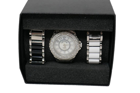 Real Collectibles By Adrienne Quartz Watch with Interchangeable Bands