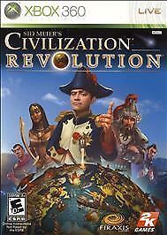 Sid Meier's Civilization Revolution (Microsoft Xbox 360, 2008) COMPLETE