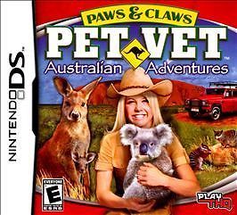 Paws & Claws: Pet Vet Australian Adventures (Nintendo DS, 2009) CARTRIDGE ONLY