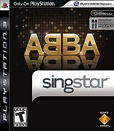 SingStar ABBA (Sony PlayStation 3, 2008) COMPLETE