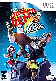 Disney's Chicken Little: Ace in Action (Nintendo Wii, 2006) COMPLETE