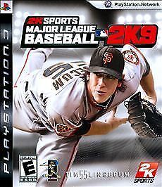 Major League Baseball 2K9 (Sony Playstation 3, 2009) COMPLETE
