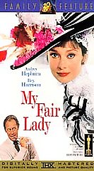 My Fair Lady (VHS, 1991, 2 Tape Set) Audrey Hepburn, Rex Harrison SEALED