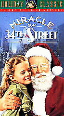 Miracle on 34th Street (VHS, 1993, Colorized) Maureen O'Hara Natalie Wood SEALED