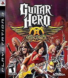 Guitar Hero: Aerosmith (Sony Playstation 3, 2008) COMPLETE