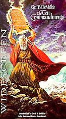 The Ten Commandments (VHS, 1998, 2-Tape Set, Widescreen) Charlton Heston SEALED